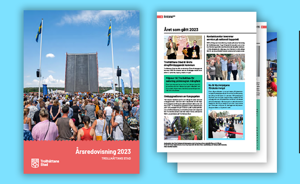 Trollhättans stads årsredovisning 2023 i PDF-format