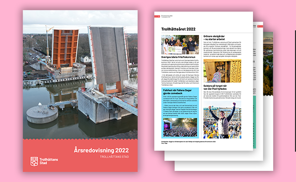 Trollhättans Stads årsredovisning 2020 i PDF-format