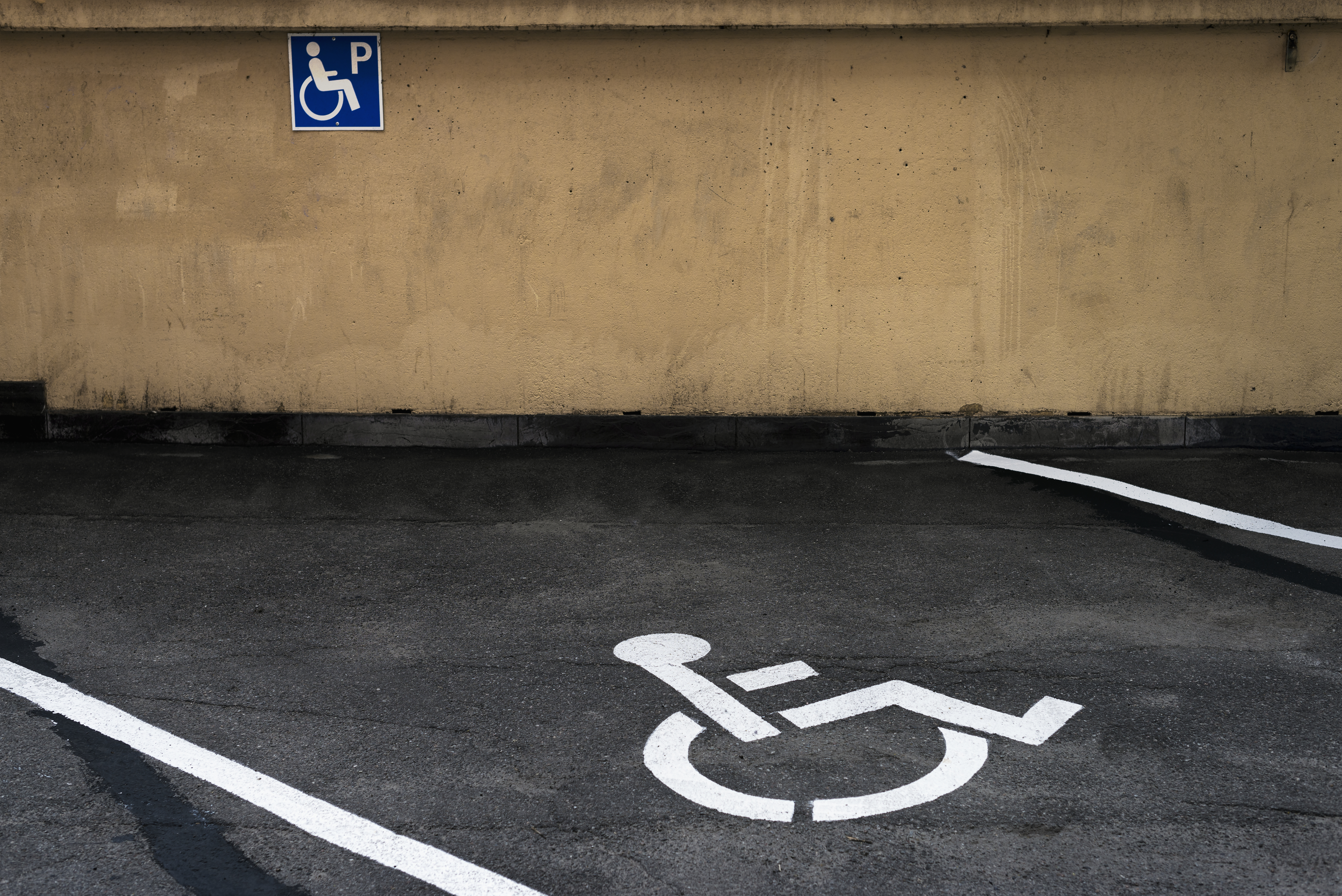 Foto över en handikappsparkering