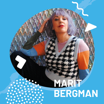 Porträtt på Marit Bergman