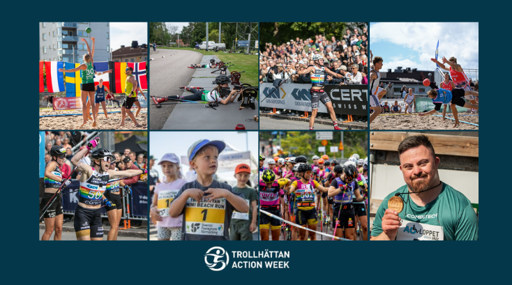 Ett kollage av bilder från förra årets Action week