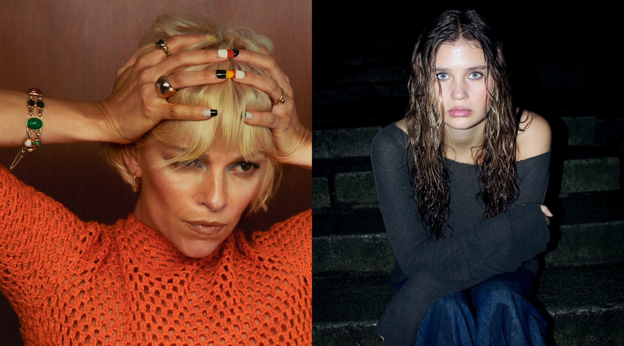 Porträtt på Ida-Lova och Petra Marklund.