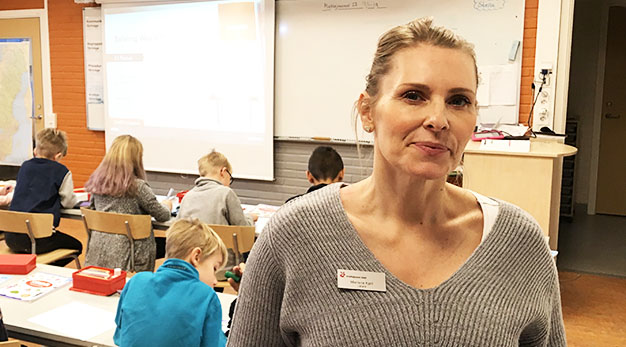 Marlene Kjell, förstelärare på Lyrfågelskolan.