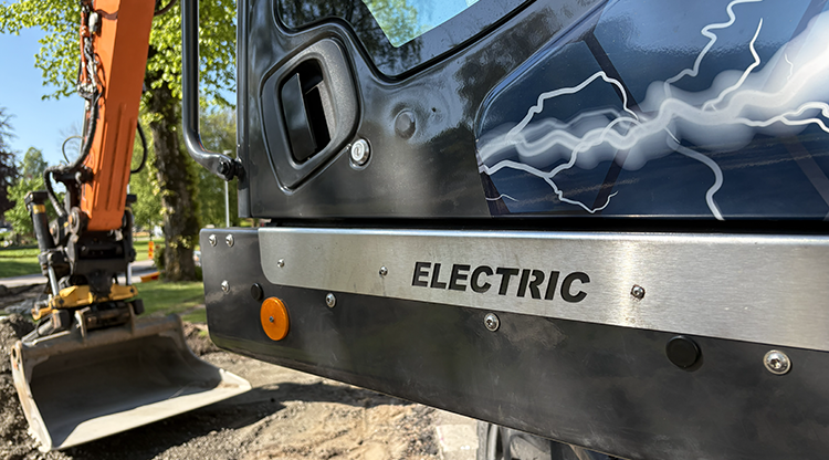 elektrisk grävmaskin