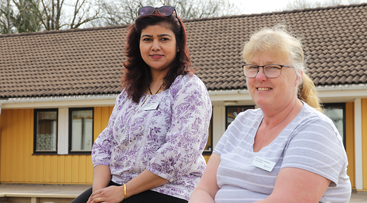 Smita och Ann-Katrin