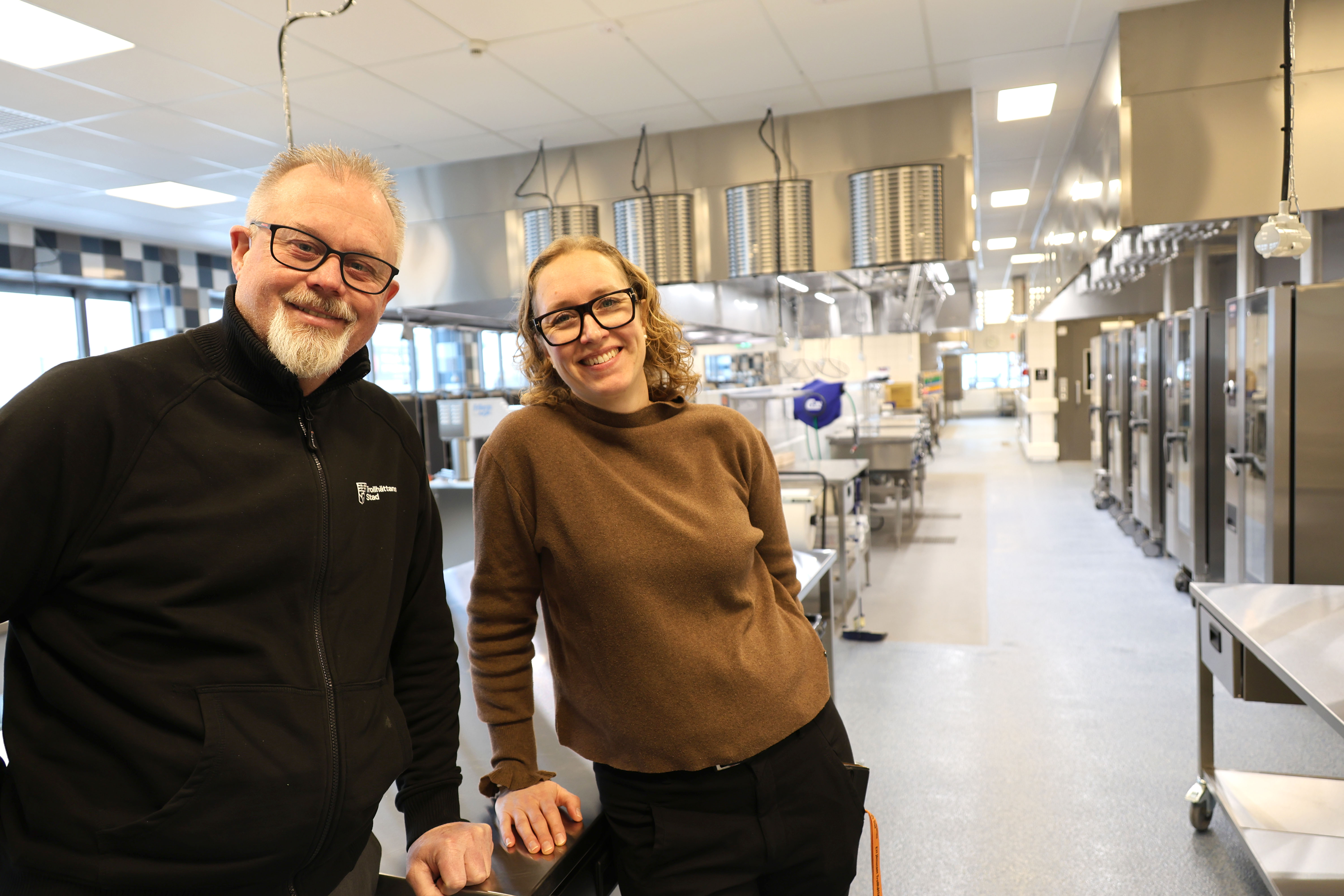 Enhetschef H&aring;kan Ohlsson och utvecklingsledare Anna-Sara Persson.
