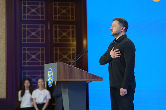 Ukrainas president Volodymyr Zelenskij 
