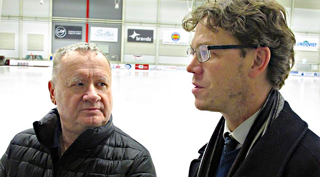 Stellan Edström, Gripen Trollhättan och Magnus Henriksson, utbildningsförvaltningen.