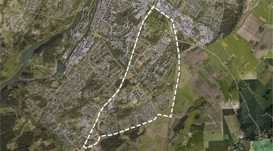 Planområde FÖP sydöstra stadsdelarna