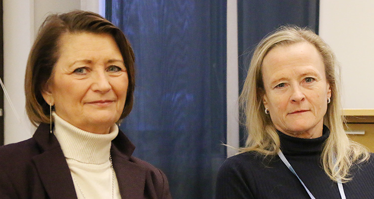 Britt-Marie Ringblom och Monica Högnert