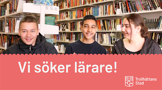 Tre elever intervjuas