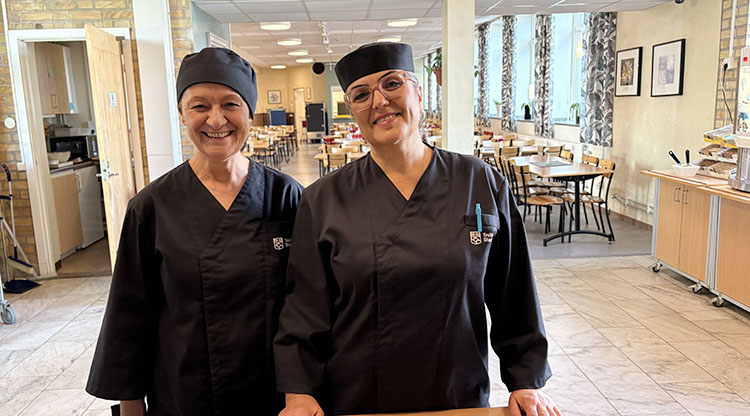 Måltidsbiträdena Mirjana Cvetic och Rolanda Hoxha har varit drivande.