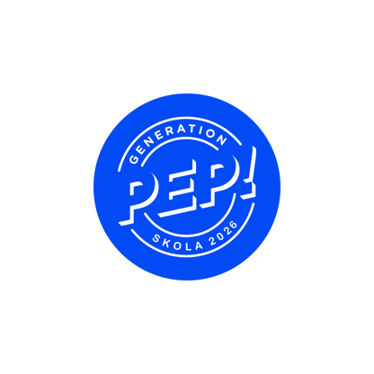 Banner med texten Generation pep skola 2026