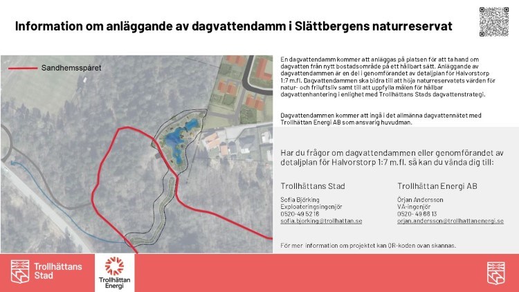 en bild som visar en karta över området i Halvorstorp där röjningsarbetet pågår.