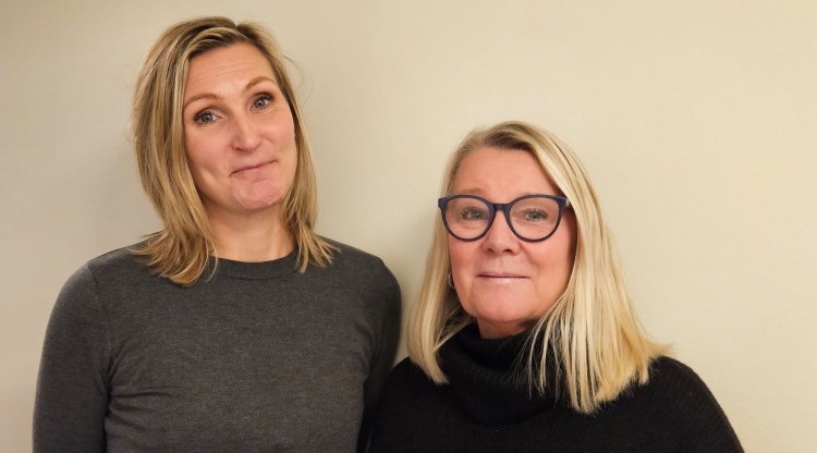 Anna Kindberg och Monika Leijon