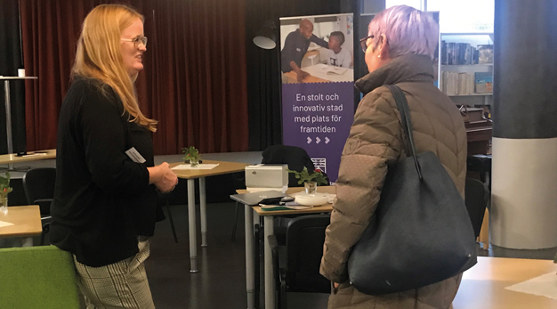 Möte på stadsbiblioteket