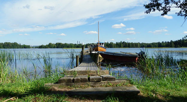 foto visar brygga