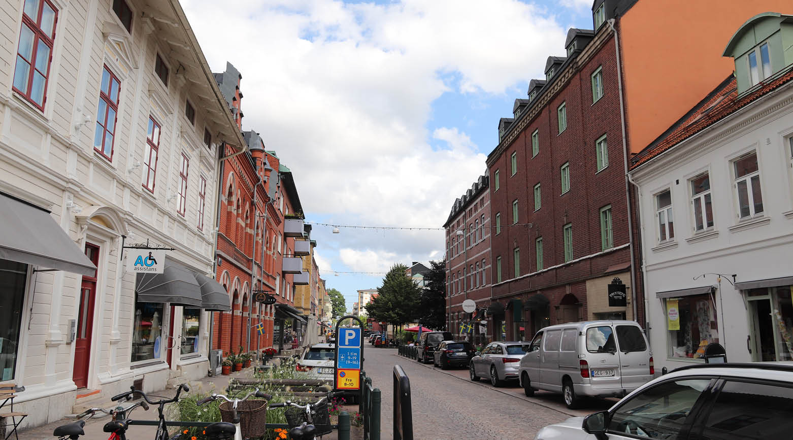 Bild över Storgatan i Trollhättan