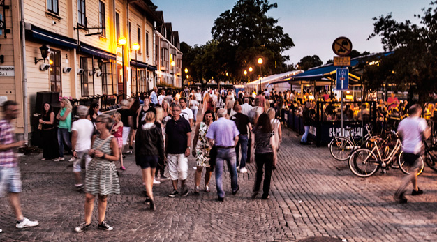 Mingelbild från gatan i Trollhättan