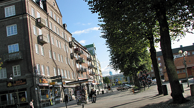 Bostadshus i centrala staden