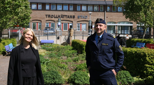 Anne Fagerberg och Victor Prästbacka.