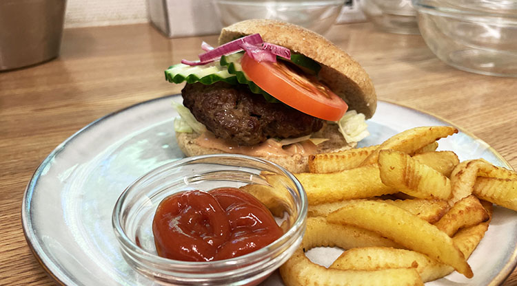 Hamburgertallrik