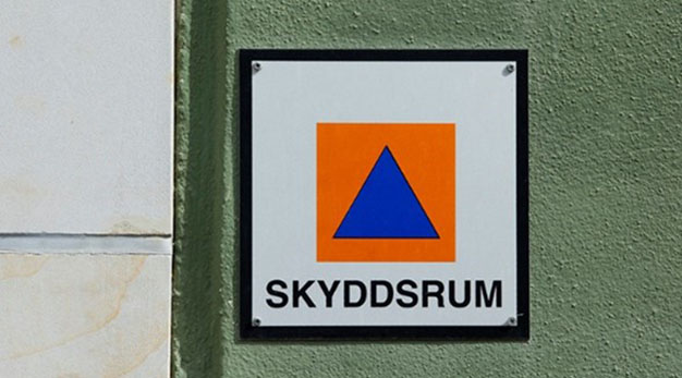 Symbol för skyddsrum