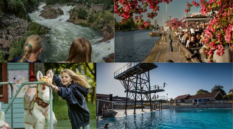 Bilder från ett somrigt Trollhättan