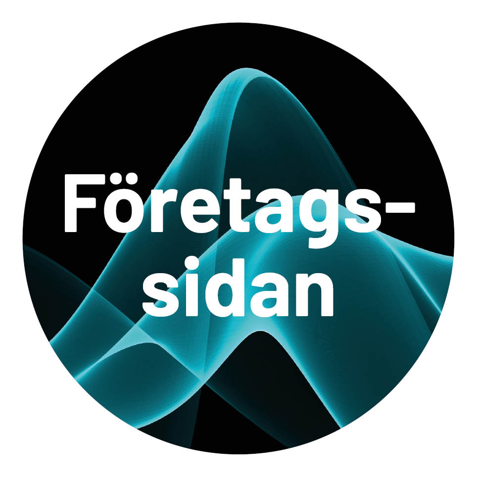 Gröna ljusvågor med texten "Kraften finns i Trollhättan"