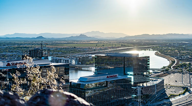 Staden Tempe i Arizona. Foto.