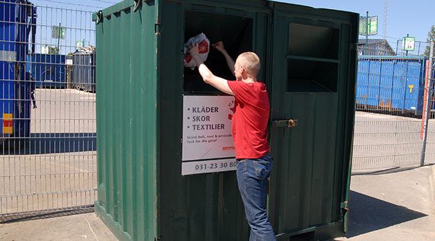 Klädcontainer