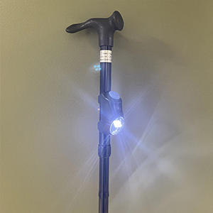 Lampa till käpp eller krycka