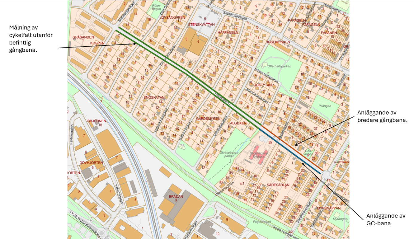 Kartbild Tessingatan.png