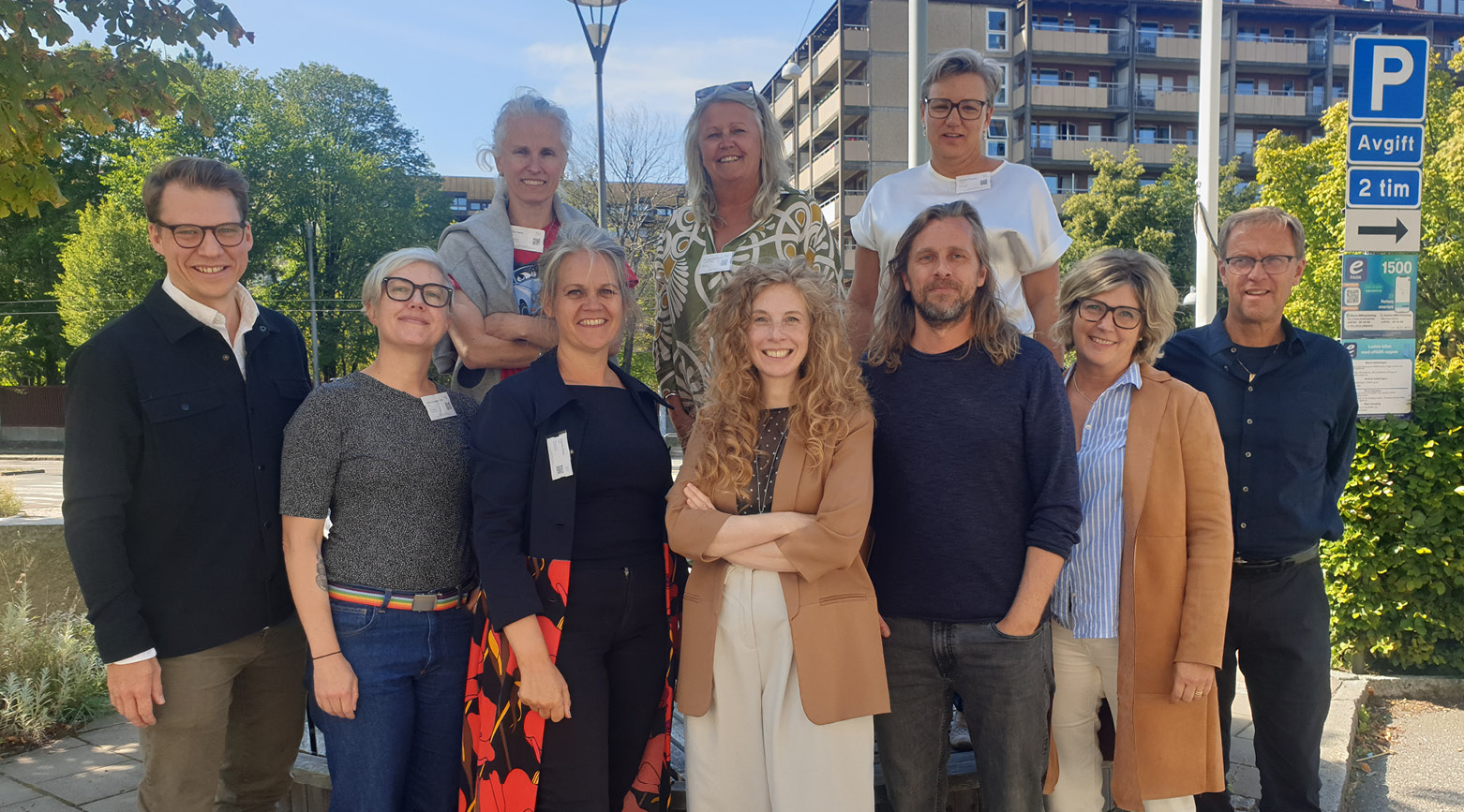 Tjänstepersoner som är en del av projektet CIRA 2.0 på två rader