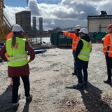Trollhättans Stads stadsdirektör besöker Vårvik
