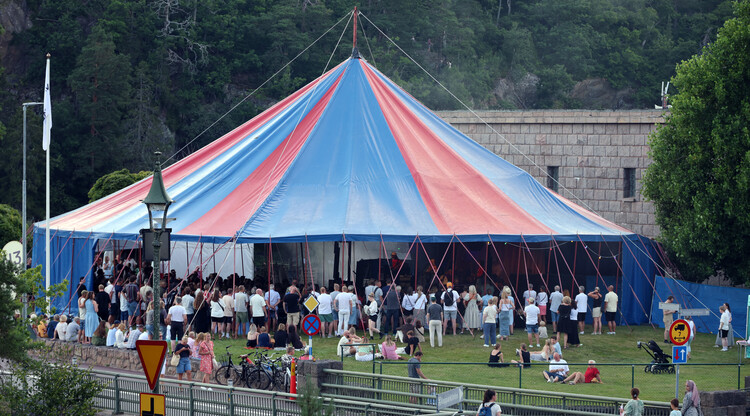 Konsert i tält