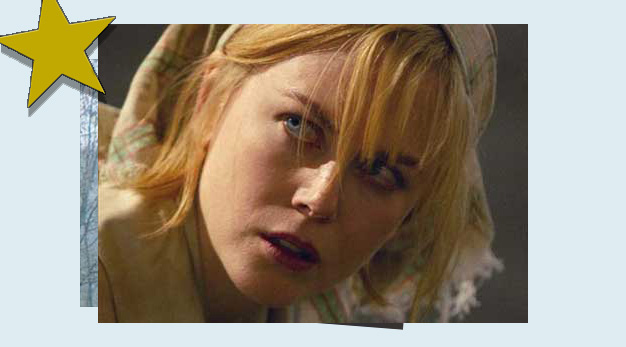Nicole Kidman. Bild från filme Dogville (2003). Foto: Nordisk Film
