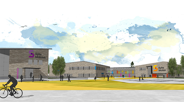 Illustration av Contekton Arkitekter Fyrstad
